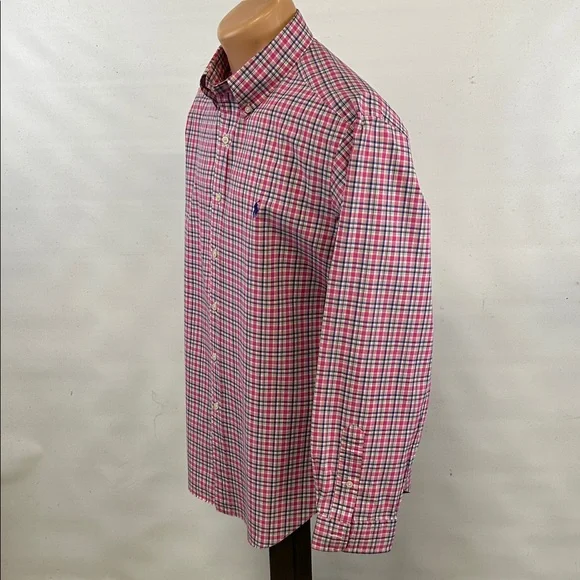 Ralph Lauren long sleeve button down collar shirt.  L - Picture 5 of 7